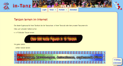Desktop Screenshot of in-tanz.de